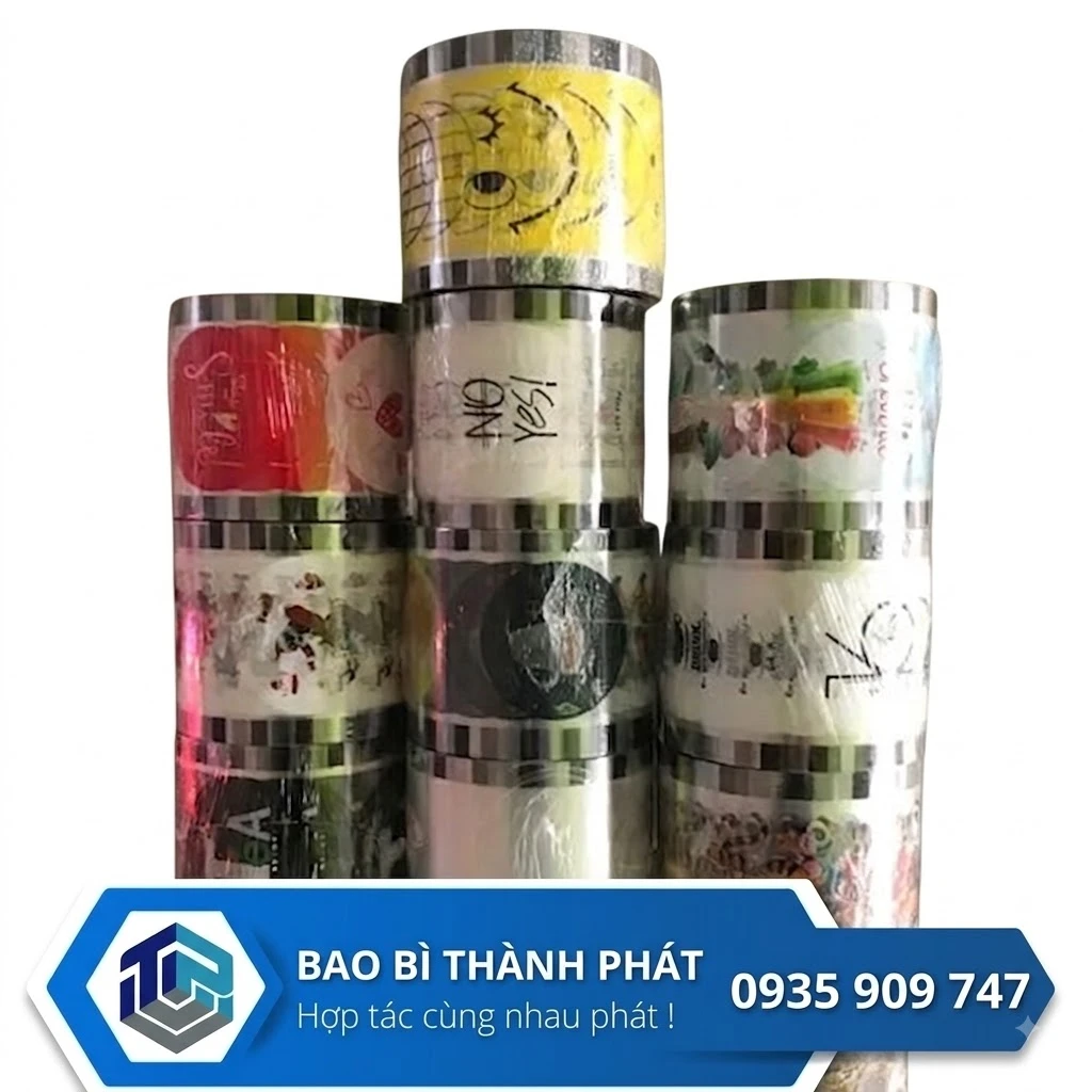 Cuộn màng ép ly có sẵn — Bao Bì Thành Phát