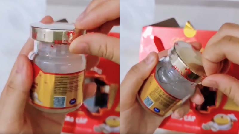 Màng co PVC in nắp hủ yến — mã MCI-PVC020 — Bao Bì Thành Phát