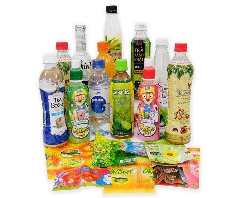 Màng co in chất liệu PET trên nước giải khát — mã MCI-PET003 — Bao Bì Thành Phát